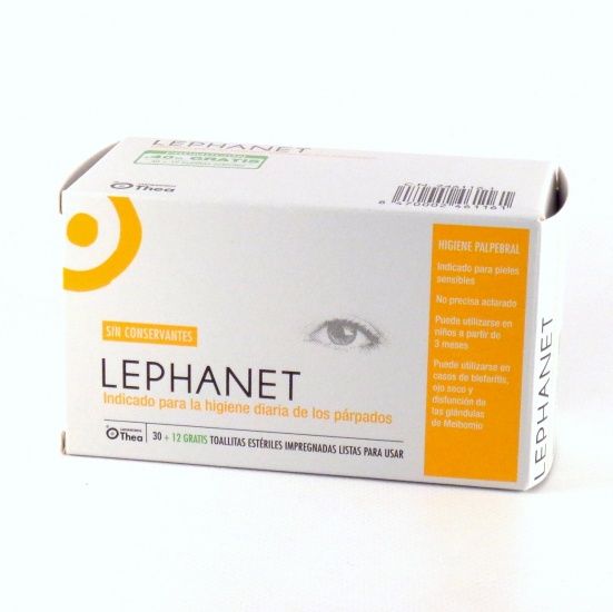 Lephanet Toallitas Higiene Ocular 30 + 12 gratis
